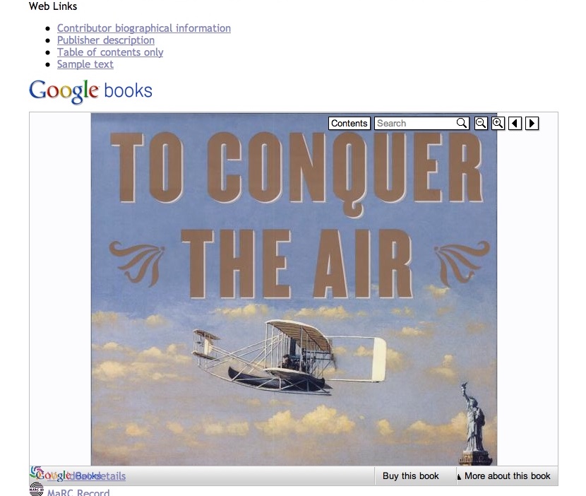 Google Books view